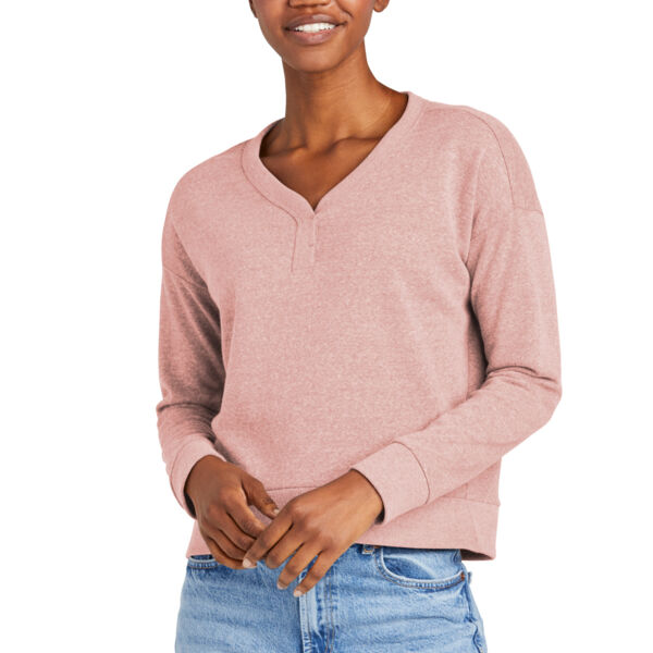 Women's Perfect Tri ® Fleece V Neck Sweatshirt Thumbnail