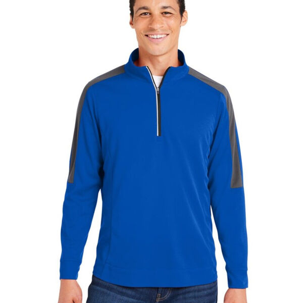 Men's Market Snag Protect Mesh Colorblock Quarter-Zip Pullover Thumbnail