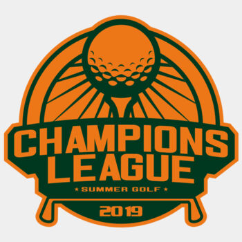 Champions League Summer Golf logo template Thumbnail