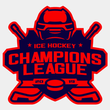 Champions League Ice Hockey logo template Thumbnail