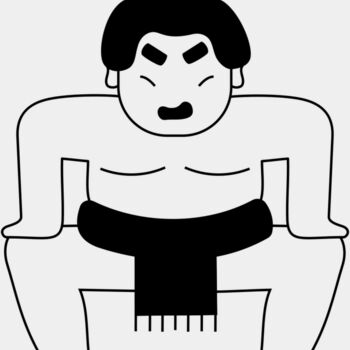 Sumo Wrestler Art Thumbnail
