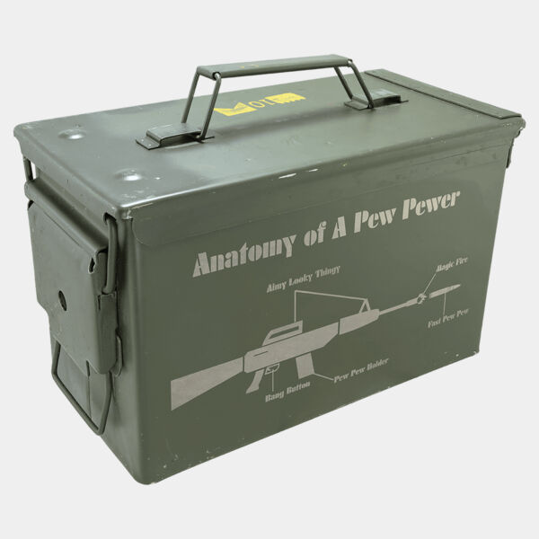 50 Caliber Army Surplus Steel Ammo Can Thumbnail