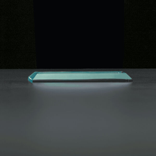 7 1/2" x 8 3/4" Arch Series Jade Acrylic Award-Base Only Thumbnail