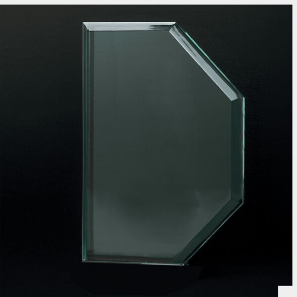 7 1/2" Octagon Series Piano Finish Base and Post with Metal Accents-Upright Only Thumbnail