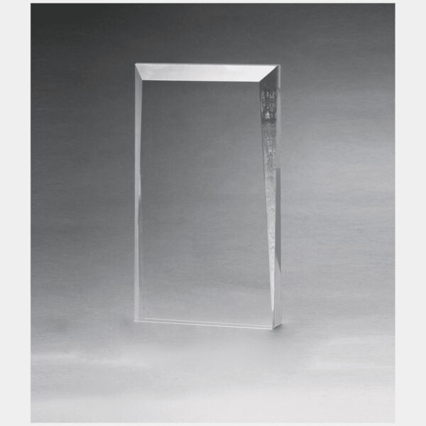 6" x 9 3/4" Apex Series Acrylic Award with Highlights-Upright Only Thumbnail
