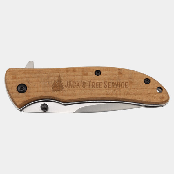 Bison River 4 1/4" Wood Everyday Carry Knife Thumbnail