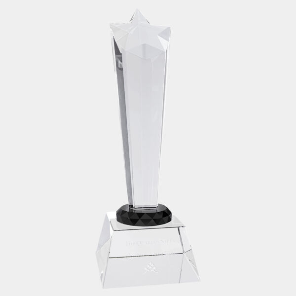 9" Crystal Rising Star with Base Thumbnail