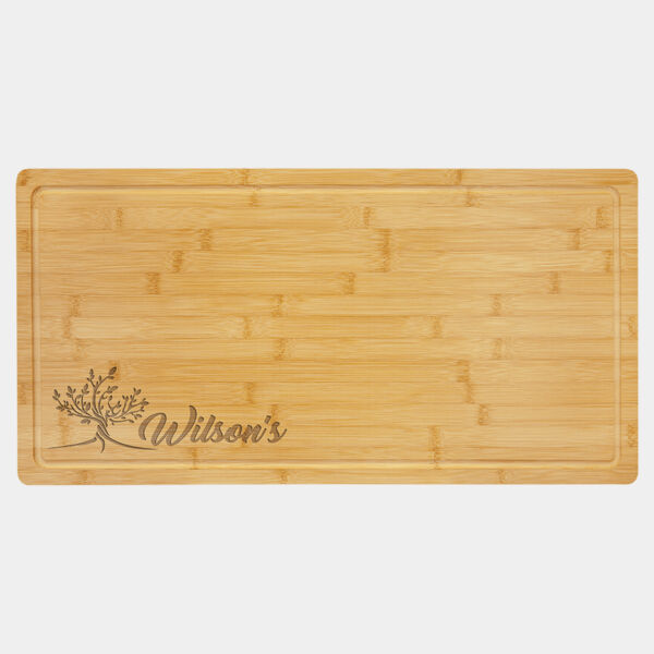 23 3/4" x 12" Cutting Board with Drip Ring Thumbnail