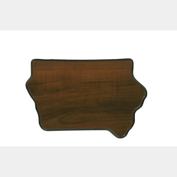 4 3/4" x 7 1/2" Finish Edge Iowa State Plaque Thumbnail