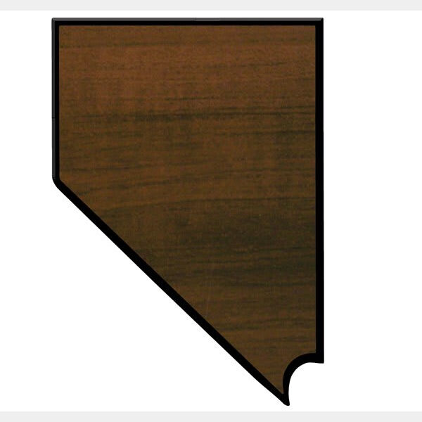 6 3/4" x 9 3/4" Finish Edge Nevada State Plaque Thumbnail