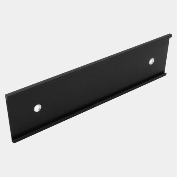 3" x 4", Kota Pro Aluminum Wall Bracket with Mounting Holes, Fits 1/8" Thick Plastic Insert Thumbnail