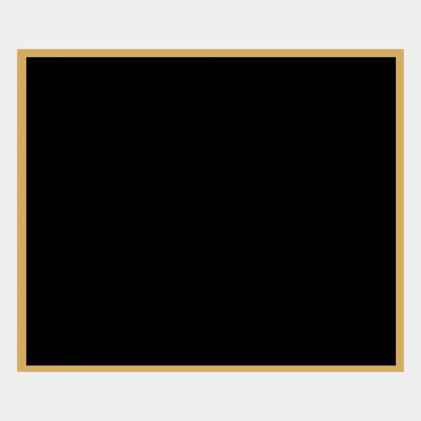 1 7/8" x 2 1/4" Laserable Brass Plaque Plate with Border Thumbnail