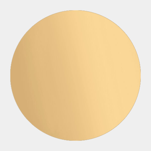 1 1/2" Brushed Brass Disc Thumbnail