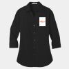 Women's 3/4 Sleeve Carefree Poplin Shirt Thumbnail