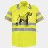 Men's High Visibility Safety Short Sleeve Work Shirt Thumbnail