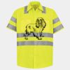 Men's High Visibility Safety Short Sleeve Work Shirt Thumbnail
