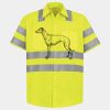 Men's High Visibility Safety Short Sleeve Work Shirt Thumbnail