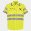 Men's High Visibility Safety Short Sleeve Work Shirt Thumbnail