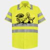 Men's High Visibility Safety Short Sleeve Work Shirt Thumbnail