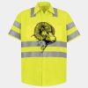 Men's High Visibility Safety Short Sleeve Work Shirt Thumbnail
