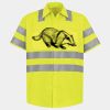 Men's High Visibility Safety Short Sleeve Work Shirt Thumbnail