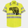 Men's High Visibility Safety Short Sleeve Work Shirt Thumbnail
