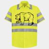 Men's High Visibility Safety Short Sleeve Work Shirt Thumbnail
