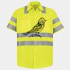Men's High Visibility Safety Short Sleeve Work Shirt Thumbnail