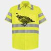 Men's High Visibility Safety Short Sleeve Work Shirt Thumbnail