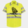 Men's High Visibility Safety Short Sleeve Work Shirt Thumbnail
