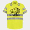 Men's High Visibility Safety Short Sleeve Work Shirt Thumbnail