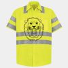 Men's High Visibility Safety Short Sleeve Work Shirt Thumbnail