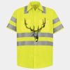 Men's High Visibility Safety Short Sleeve Work Shirt Thumbnail
