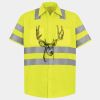 Men's High Visibility Safety Short Sleeve Work Shirt Thumbnail