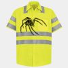 Men's High Visibility Safety Short Sleeve Work Shirt Thumbnail