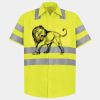 Men's High Visibility Safety Short Sleeve Work Shirt Thumbnail