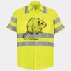 Men's High Visibility Safety Short Sleeve Work Shirt Thumbnail
