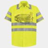 Men's High Visibility Safety Short Sleeve Work Shirt Thumbnail