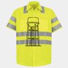 Men's High Visibility Safety Short Sleeve Work Shirt Thumbnail