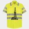 Men's High Visibility Safety Short Sleeve Work Shirt Thumbnail