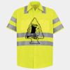 Men's High Visibility Safety Short Sleeve Work Shirt Thumbnail