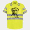 Men's High Visibility Safety Short Sleeve Work Shirt Thumbnail