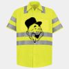 Men's High Visibility Safety Short Sleeve Work Shirt Thumbnail