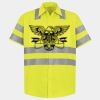 Men's High Visibility Safety Short Sleeve Work Shirt Thumbnail