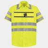 Men's High Visibility Safety Short Sleeve Work Shirt Thumbnail