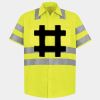 Men's High Visibility Safety Short Sleeve Work Shirt Thumbnail
