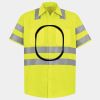 Men's High Visibility Safety Short Sleeve Work Shirt Thumbnail