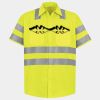 Men's High Visibility Safety Short Sleeve Work Shirt Thumbnail