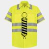 Men's High Visibility Safety Short Sleeve Work Shirt Thumbnail