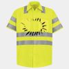 Men's High Visibility Safety Short Sleeve Work Shirt Thumbnail